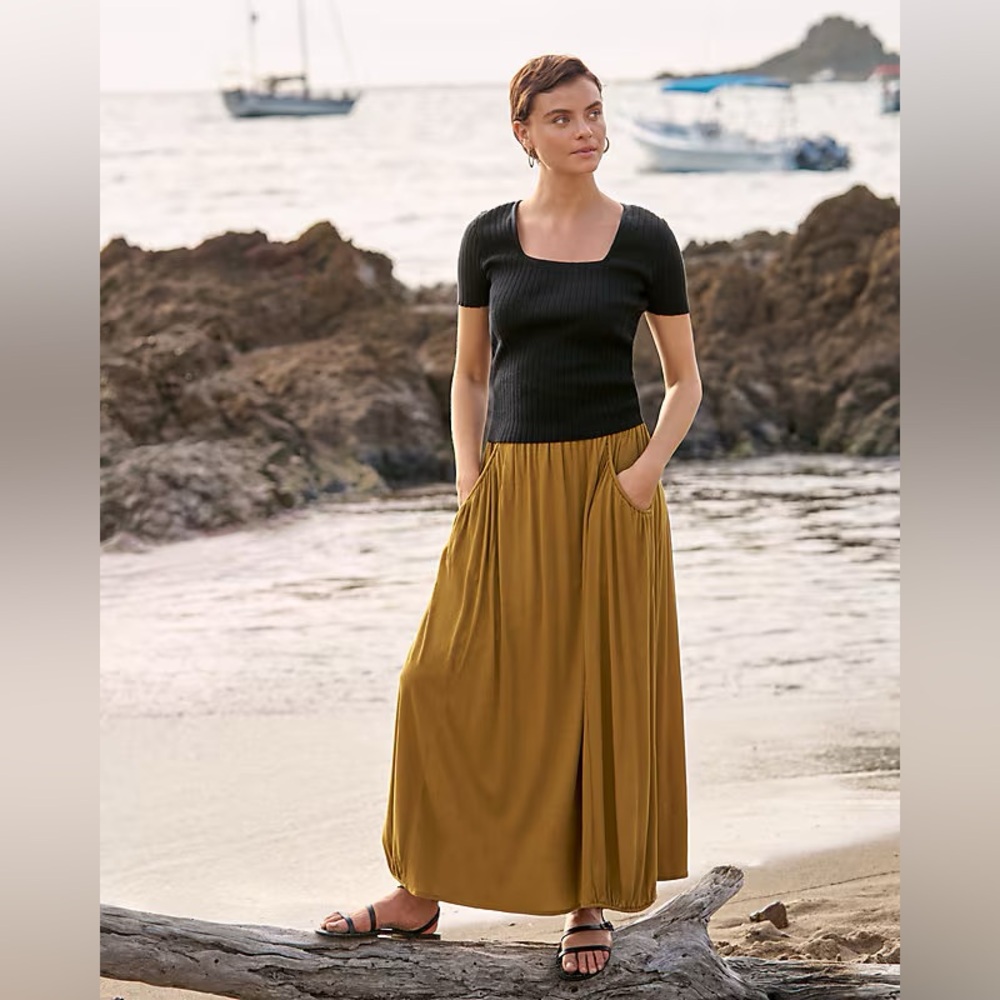 Garnet Hill maxi skirt